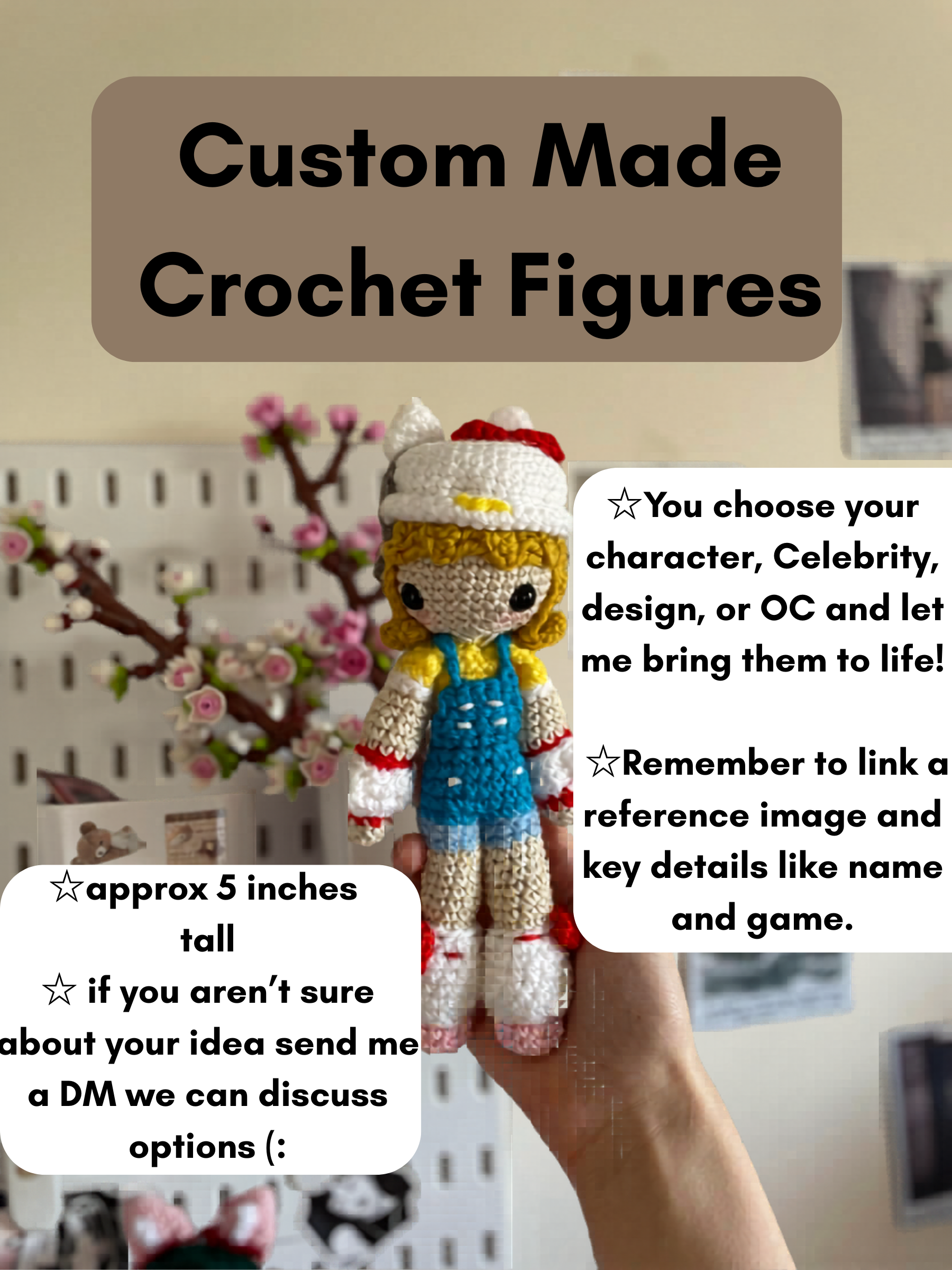 Custom Made Crochet Figure